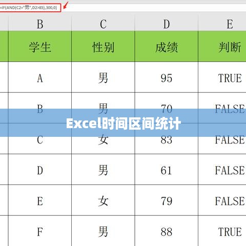 Excel时间区间统计，掌握高效数据处理技巧  第1张