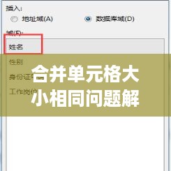 WPS排序时遇到合并单元格大小必须相同怎么办？解决方法详解  第1张