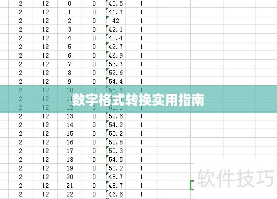 Excel文本数据批量转换成数字格式的实用指南  第1张
