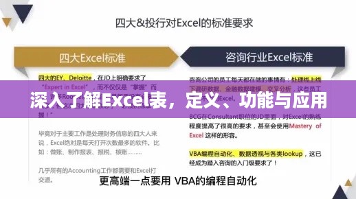 深入了解Excel表，定义、功能与应用  第1张