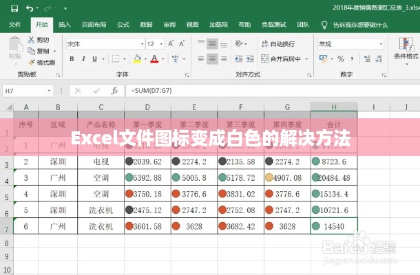 Excel文件图标变成白色的解决方法  第1张
