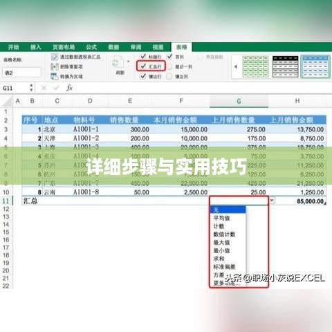 Excel如何求平均值，详细步骤与实用技巧