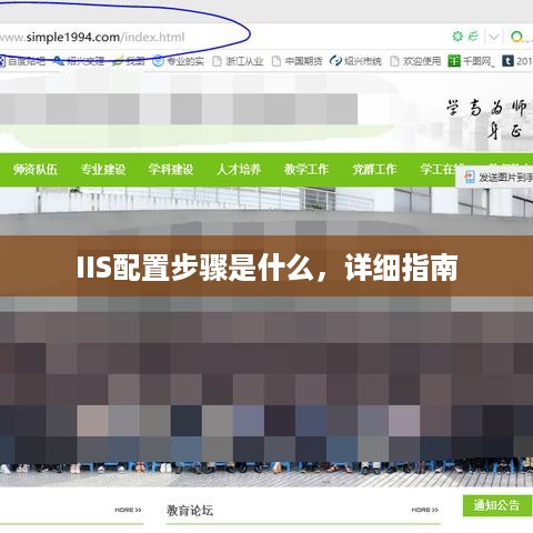 IIS配置步骤是什么，详细指南