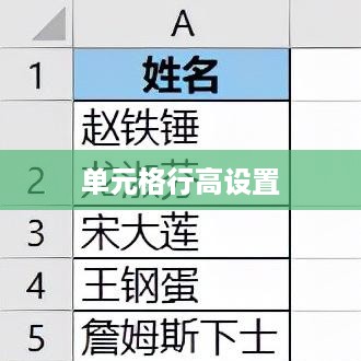 如何设置单元格行高，详细步骤与技巧