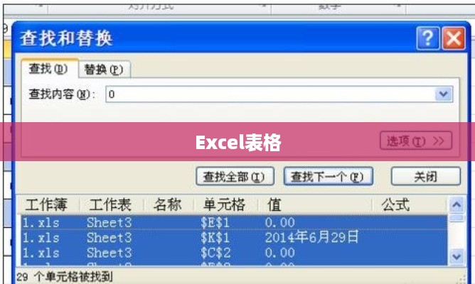 解决Excel表格中输入的0不显示的问题