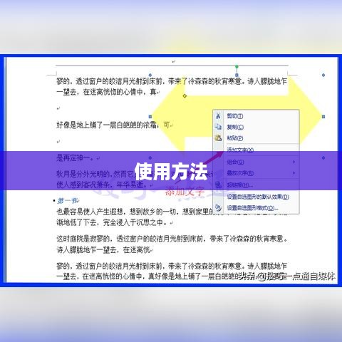 Word 2007中的文字效果设置位置及使用方法