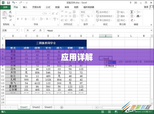 Excel最大值与最小值公式的应用详解