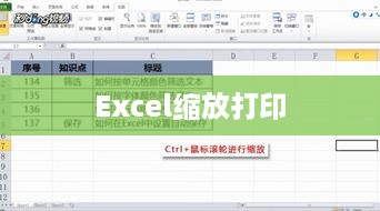 Excel如何缩放打印，实用指南