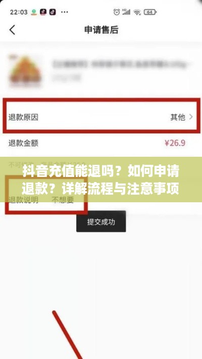 抖音充值能退吗？如何申请退款？详解流程与注意事项  第1张