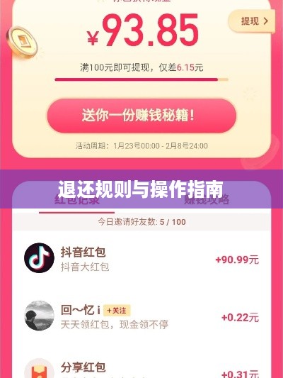 抖音红包资金能否退还？解读相关规则与操作指南  第1张