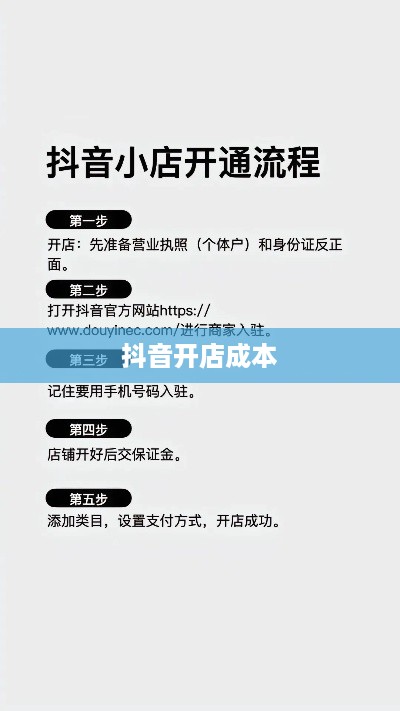 抖音创建抖音店铺是否需要费用？全面解读抖音开店成本与流程  第1张