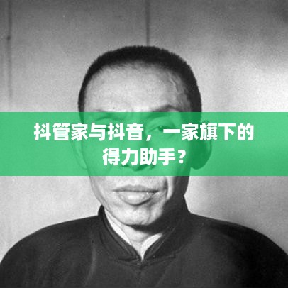 抖管家与抖音，一家旗下的得力助手？  第1张