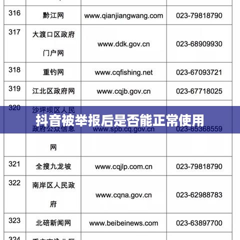抖音被举报后抖音是否还能正常使用，探究背后的真相与应对之策  第1张