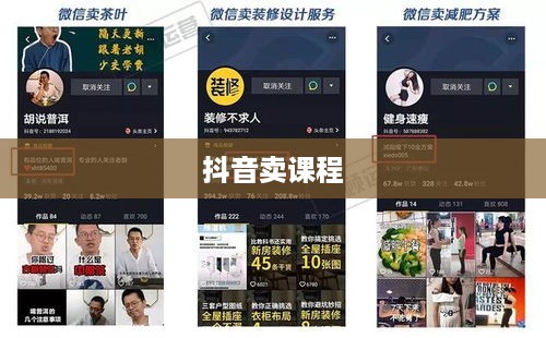 抖音卖课程的通道与策略探讨  第1张