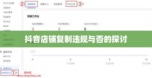 抖音店铺复制违规与否的探讨  第1张