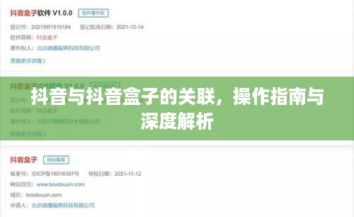 抖音与抖音盒子的关联，操作指南与深度解析  第1张