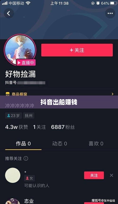 抖音上出船赚钱的真实性分析  第1张