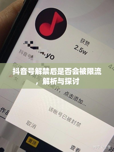 抖音号解禁后是否会被限流，解析与探讨  第1张