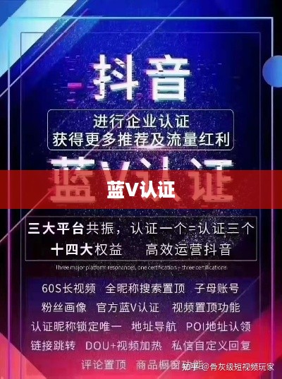 抖音KTV能否进行蓝V认证？解读与探讨  第1张