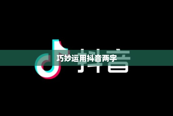 抖音简介中的抖音两字如何巧妙运用  第1张