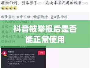 抖音被举报后抖音是否还能正常使用，探究背后的真相与应对之策