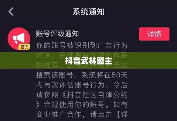 抖音武林盟主，官方评定还是用户自发认证？