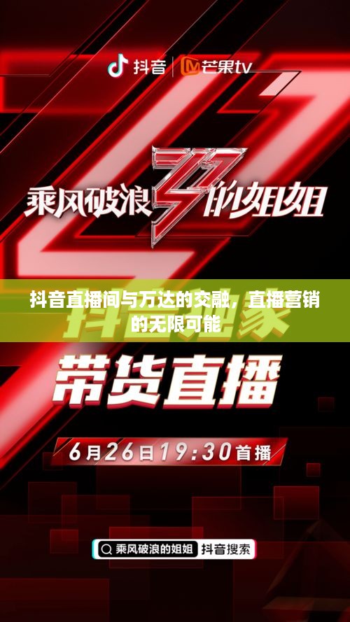抖音直播间与万达的交融，直播营销的无限可能