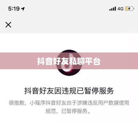抖音好友私聊平台是否会下架？解析与探讨