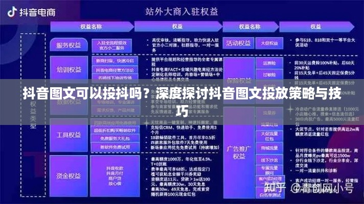 抖音图文可以投抖吗？深度探讨抖音图文投放策略与技巧