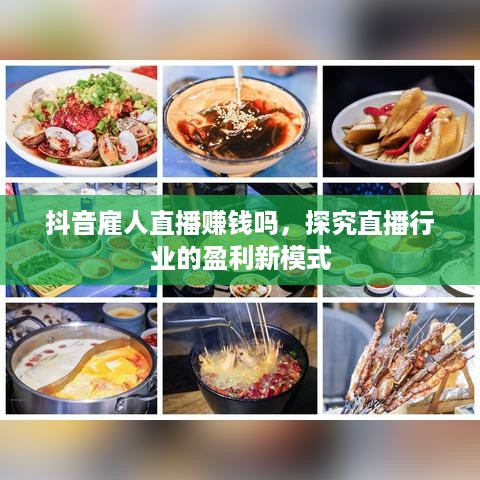 抖音雇人直播赚钱吗，探究直播行业的盈利新模式