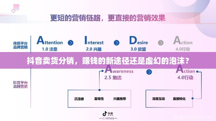 抖音卖货分销，赚钱的新途径还是虚幻的泡沫？