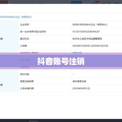 抖音账号注销后是否自动退回的问题解析