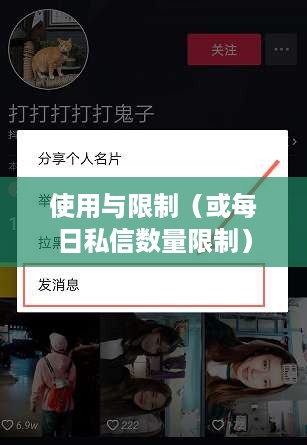 抖音私信功能的使用与限制，每天能否私信的探讨