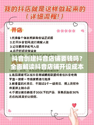 抖音创建抖音店铺要钱吗？全面解读抖音店铺开设成本与费用