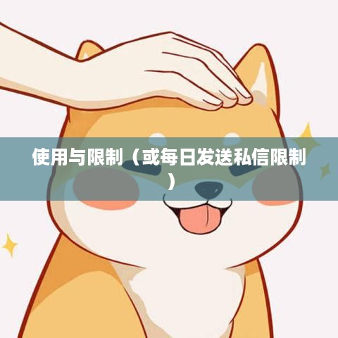 抖音私信功能的使用与限制，每天能否发送私信？