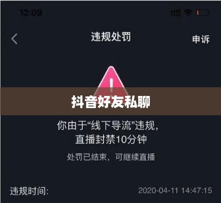 抖音好友私聊与平台管理，是否会引发下架风险？