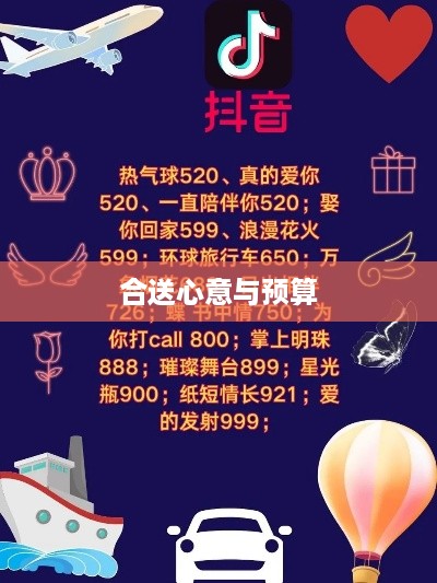 抖音礼物赠送攻略，如何合送心意与预算？
