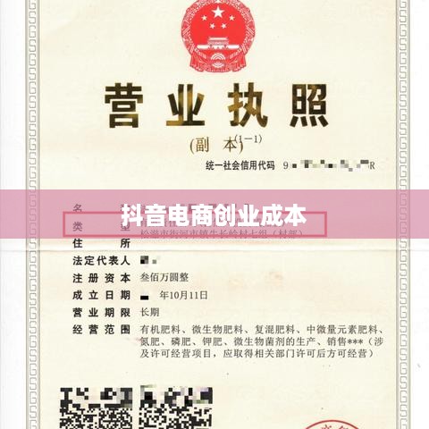 抖音创建抖音店铺需要多少钱？深度解析抖音电商创业成本