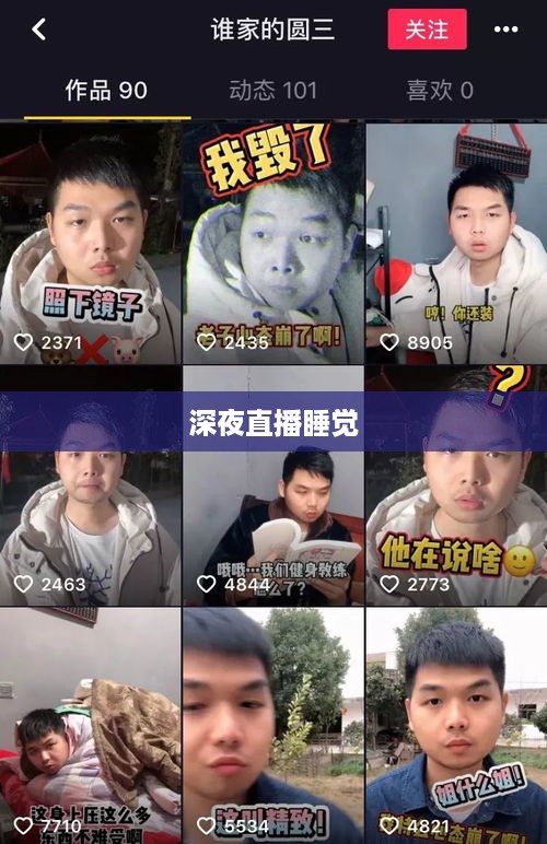 抖音直播，能否在深夜直播睡觉？