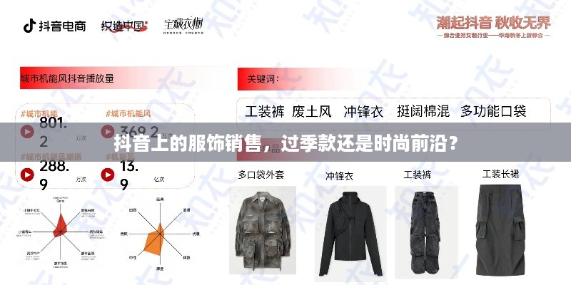 抖音上的服饰销售，过季款还是时尚前沿？