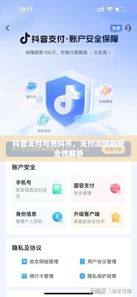 抖音支付与充抖币，支付流程的安全性解析