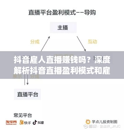 抖音雇人直播赚钱吗？深度解析抖音直播盈利模式和雇佣策略