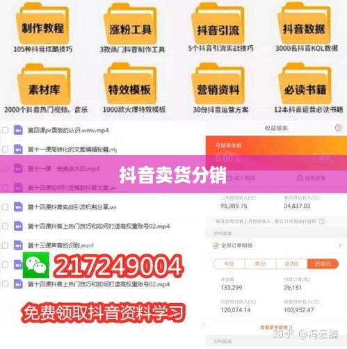 抖音卖货分销，赚钱的新途径