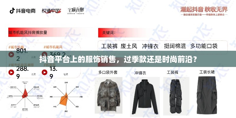 抖音平台上的服饰销售，过季款还是时尚前沿？