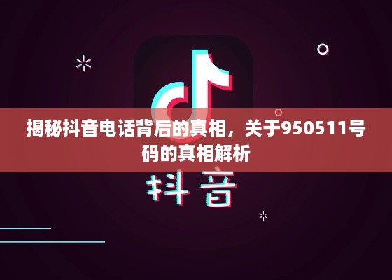 揭秘抖音电话背后的真相，关于950511号码的真相解析
