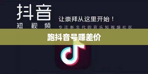 关于跑抖音号赚差价是否违法的研究探讨