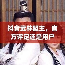 抖音武林盟主，官方评定还是用户认可？