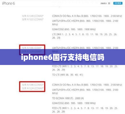iphone6国行支持电信吗