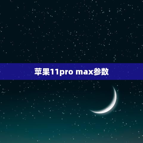 苹果11pro max参数