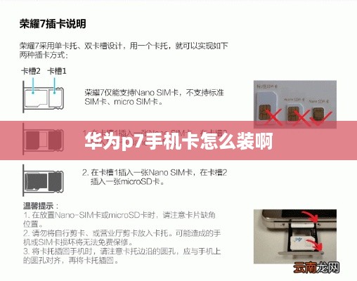 华为p7手机卡怎么装啊